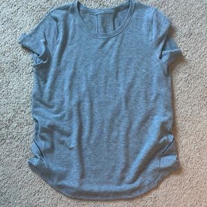 Grey Lululemon Long Distance SS Tee